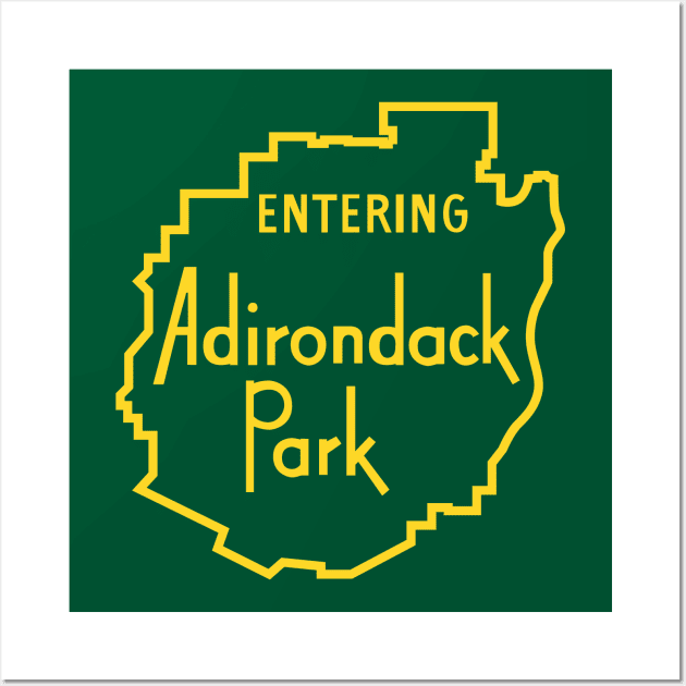 Adirondack Park Sign Wall Art by PodDesignShop